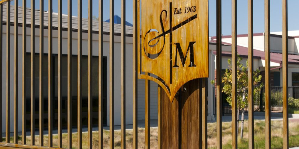 Custom Welded Gates at St. Michaels Church in Sacramento