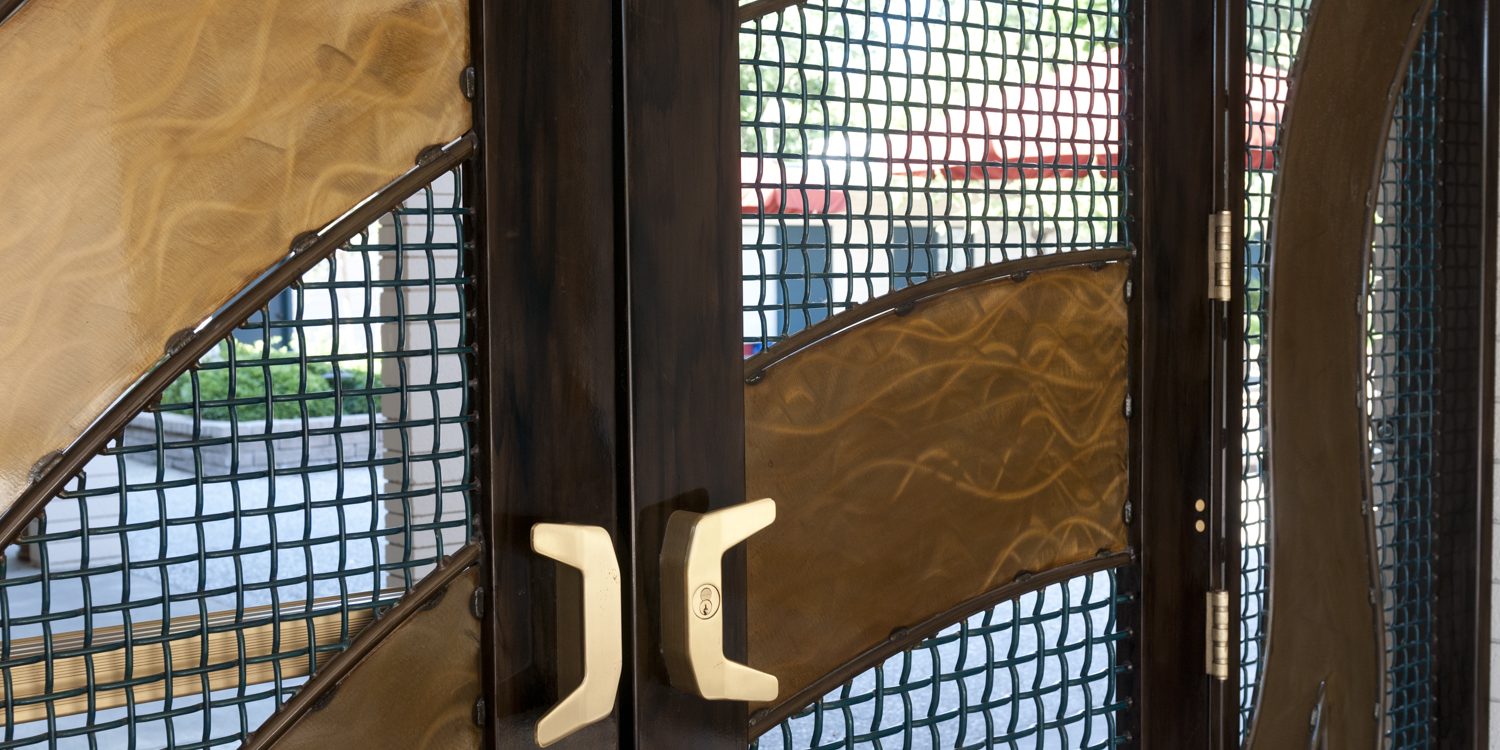 Custom Iron Doors at St. Michaels Church in Sacramento