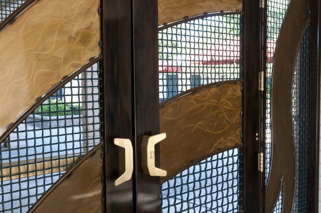 Custom Iron Doors at St. Michaels Church in Sacramento